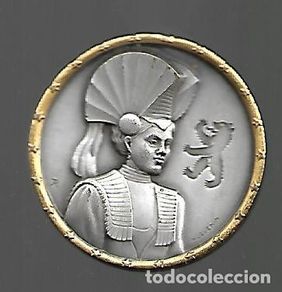 Médailles thématiques: ANTIGUA MEDALLA SUIZA SIN PRENDEDOR